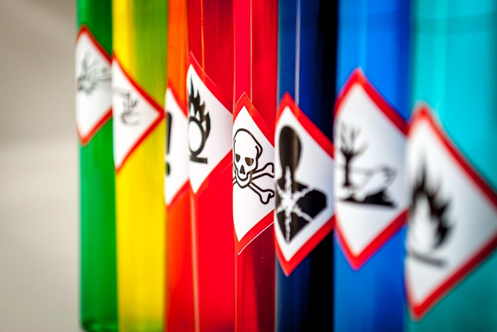 coshh hazardous symbol imagery